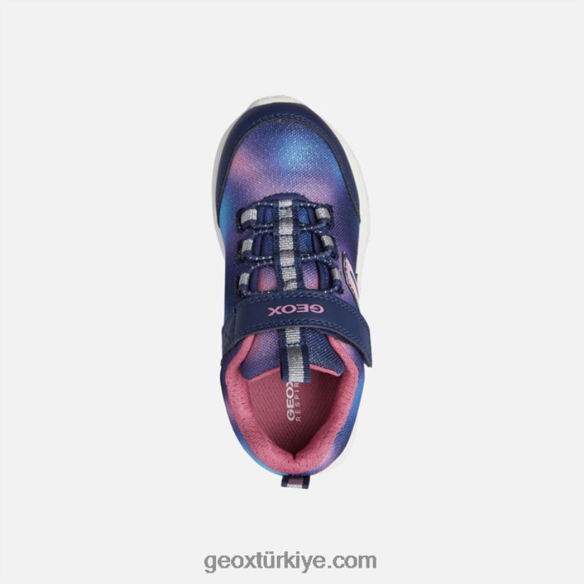 yeni tork kız lacivert/fuşya Geox B60TP61001