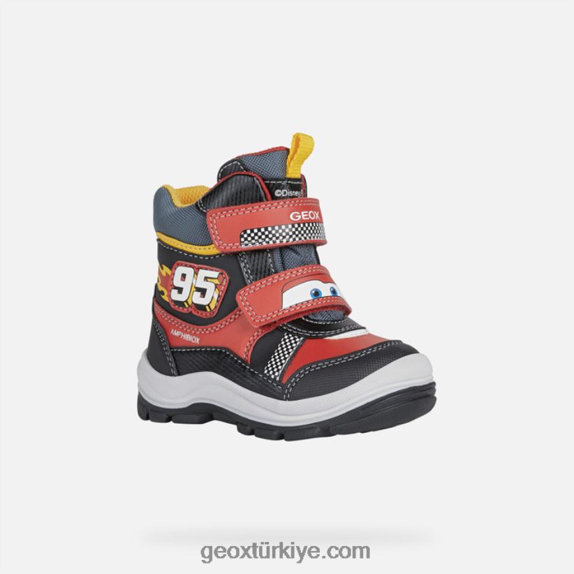 flafil abx yürümeye başlayan çocuk kırmızı siyah Geox B60TP61444