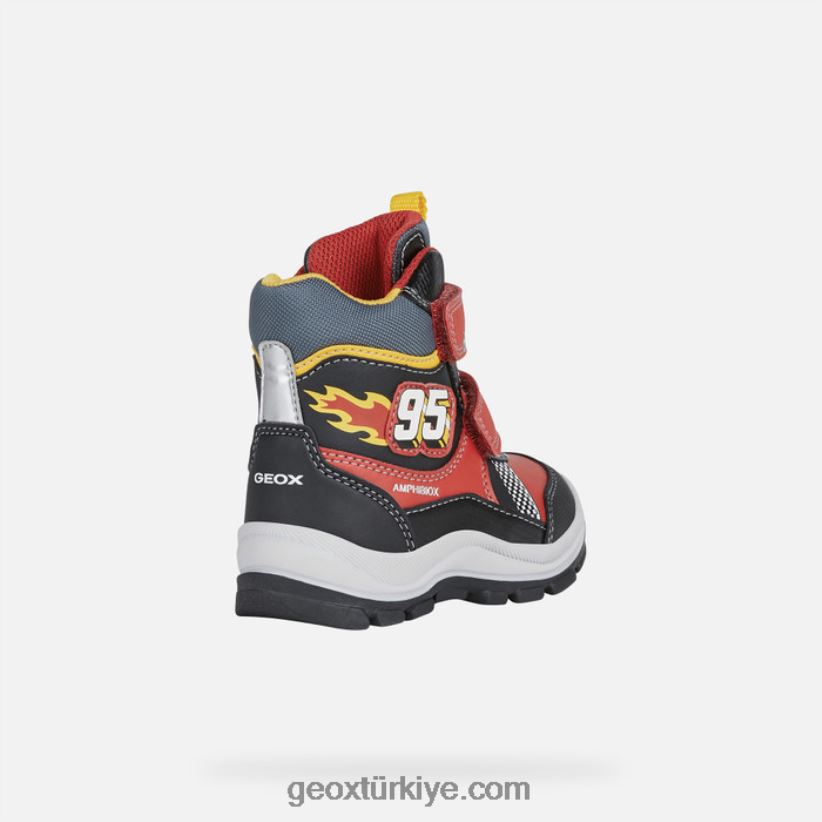 flafil abx yürümeye başlayan çocuk kırmızı siyah Geox B60TP61444