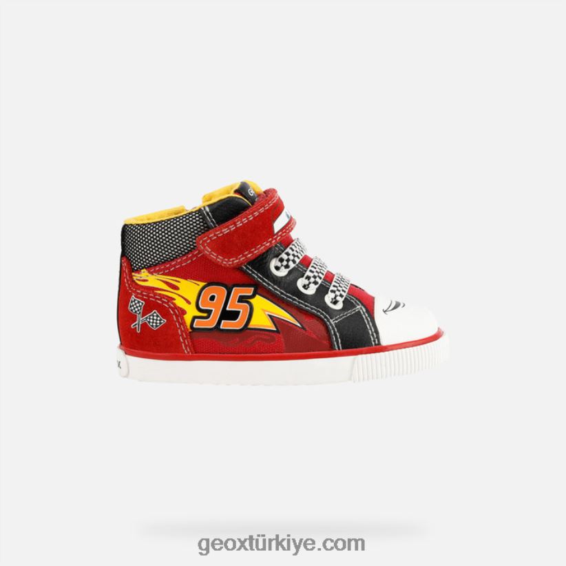 kivi yürümeye başlayan çocuk kırmızı siyah Geox B60TP61622