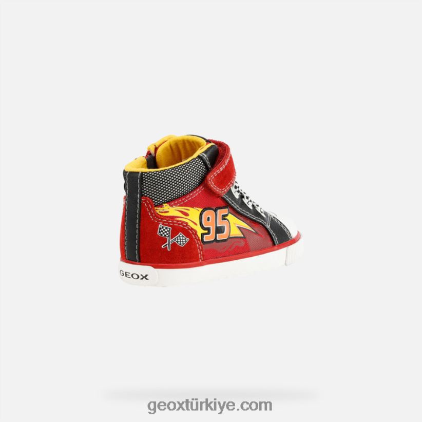 kivi yürümeye başlayan çocuk kırmızı siyah Geox B60TP61622