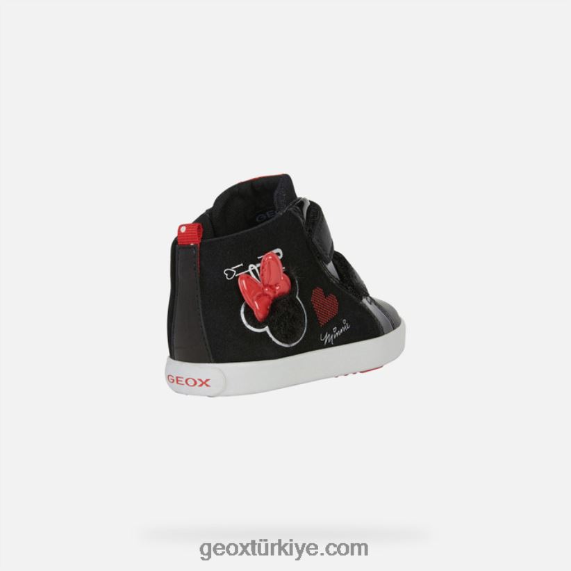 kivi yürümeye başlayan çocuk siyah kırmızı Geox B60TP61607