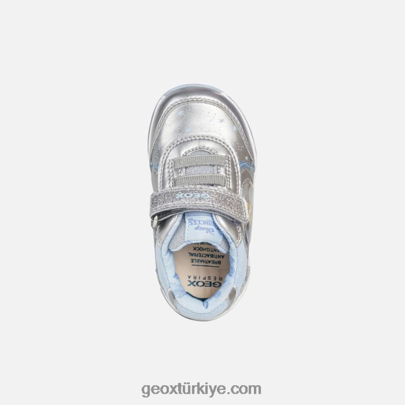 yürümeye başlayan çocuk koyu gümüş Geox B60TP61583